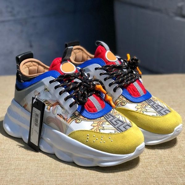 chain reaction luxury designer shoes for sale luxury fashion men and women casual shoes, Black