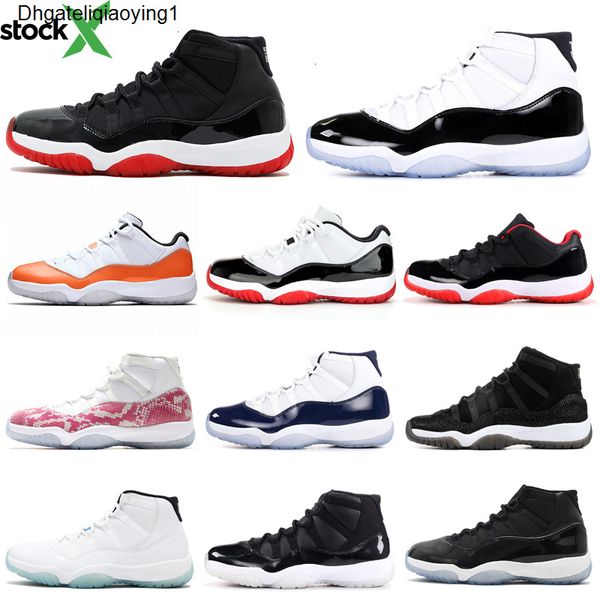 men basketball shoes 11 11s bred concord metallic silver orange trance women mens trainers sport sneakers 5.5-13, Black
men basketball shoes 11 11s bred concord metallic silver orange trance women mens trainers sport sneakers 5.5-13, Black