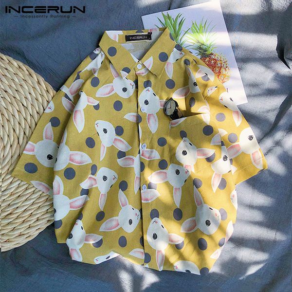 incerun fashion shirt men animal print short sleeve streetwear funny lapel 2020 breathable casual men hawaiian shirts 5xl 7, White;black
incerun fashion shirt men animal print short sleeve streetwear funny lapel 2020 breathable casual men hawaiian shirts 5xl 7, White;black