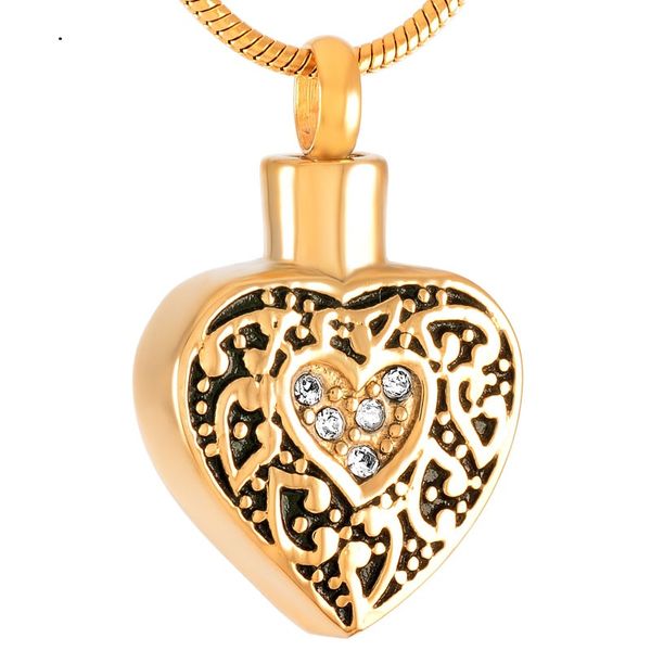 ijd9223 stainless steel inlay gold crystal heart pendant necklace cremation for ashes urn memorial for men and women with chain jewelry, Silver
ijd9223 stainless steel inlay gold crystal heart pendant necklace cremation for ashes urn memorial for men and women with chain jewelry, Silver