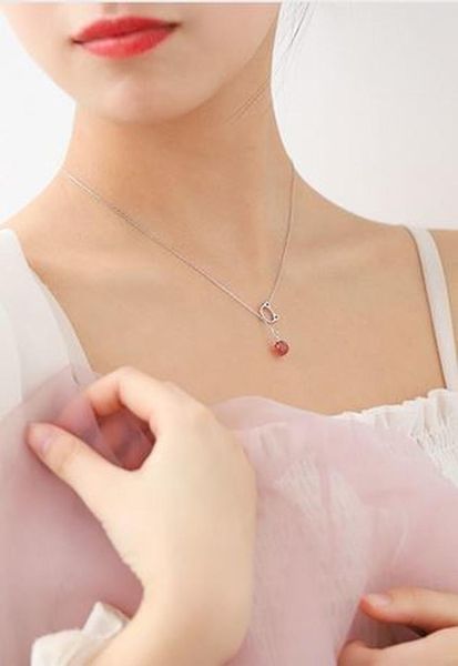 2019 новый s925 серебряный дамы ожерелье кошка клубника ожерелье небольшой свежий кулон для девочек подарок браслет с, Silver
2019 новый s925 серебряный дамы ожерелье кошка клубника ожерелье небольшой свежий кулон для девочек подарок браслет с, Silver