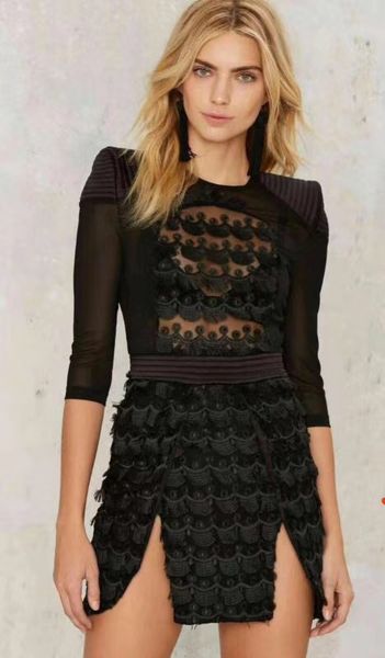 2019 mini dress celedrity half mesh see-through women o neck night club body con party dresses wholesale, Black;gray
2019 mini dress celedrity half mesh see-through women o neck night club body con party dresses wholesale, Black;gray