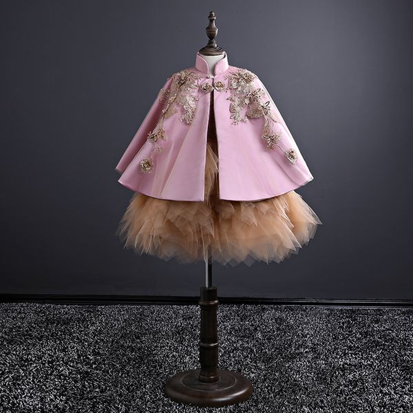 dark champagne flower girls dress with bolero 2 pieces(dress and boleor) tea length lovely girls party dresses, White;blue
dark champagne flower girls dress with bolero 2 pieces(dress and boleor) tea length lovely girls party dresses, White;blue
