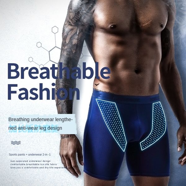 sports men's wear-proof legs modal professional running fitness tight long under underpants legs quick drying lengthened boxer pants, Black;white
sports men's wear-proof legs modal professional running fitness tight long under underpants legs quick drying lengthened boxer pants, Black;white