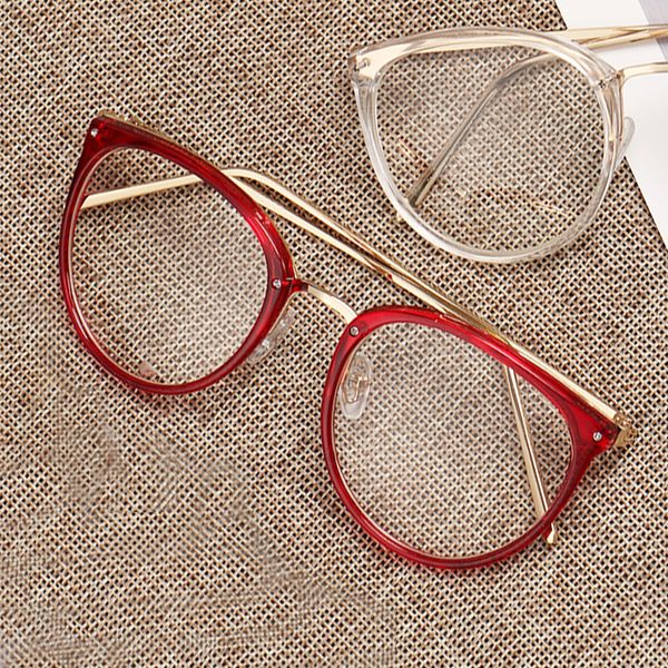 classic retro optical transparent lens glasses women myopia eyeglasses frames metal spectacles clear lenses women's glasses, Silver
classic retro optical transparent lens glasses women myopia eyeglasses frames metal spectacles clear lenses women's glasses, Silver