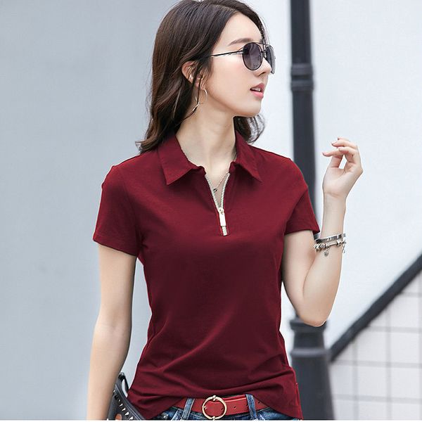 women's polos ggright 2021 zipper cotton shirts women spring summer casual plus size turn-down collar female breathable, White
women's polos ggright 2021 zipper cotton shirts women spring summer casual plus size turn-down collar female breathable, White