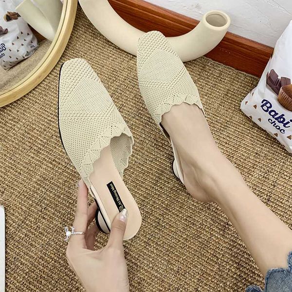 knit breathable slippers square toe mules shoes women summer sandals stretch fabric chunky heel close toe slippers women, Black
knit breathable slippers square toe mules shoes women summer sandals stretch fabric chunky heel close toe slippers women, Black