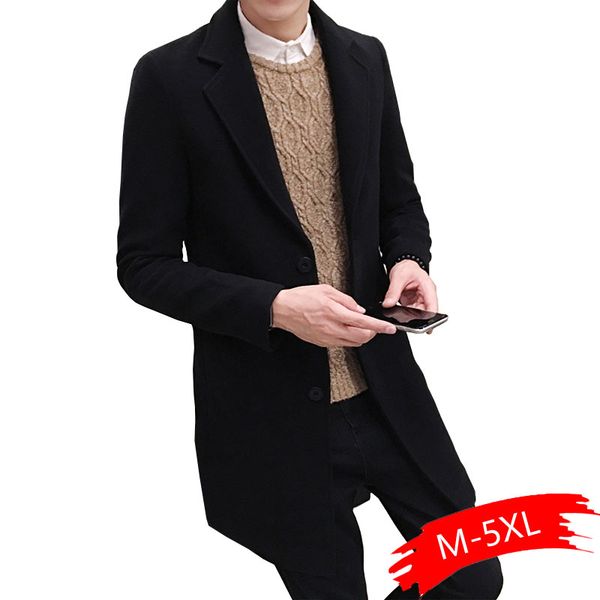 2020 new winter woolen coat men leisure long sections woolen coats mens pure color casual fashion jackets / casual men overcoat, Tan;black
2020 new winter woolen coat men leisure long sections woolen coats mens pure color casual fashion jackets / casual men overcoat, Tan;black