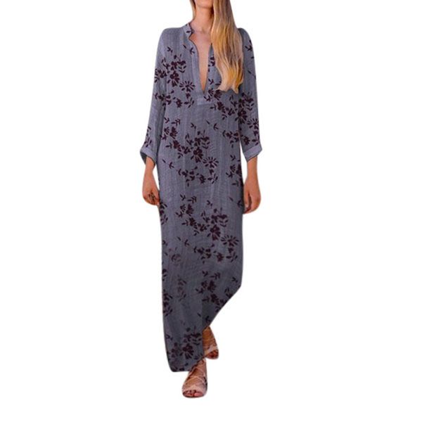 jaycosin women bohemia v-neck wrist sleeve floral print ethnic autumn beach boho long dress retro hippie vestidos boho dress 510, Black;gray
jaycosin women bohemia v-neck wrist sleeve floral print ethnic autumn beach boho long dress retro hippie vestidos boho dress 510, Black;gray