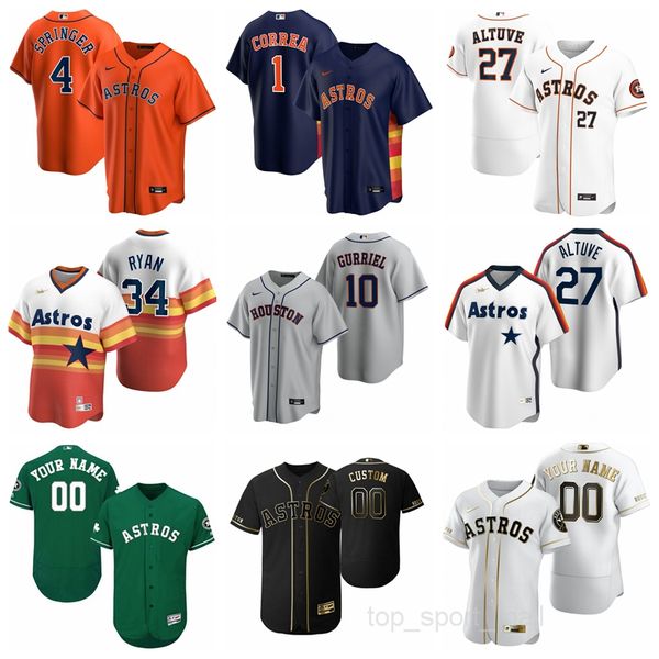 new team 2020 baseball 27 jose altuve jersey 4 george springer 1 carlos correa 10 yuli gurriel 31 abraham toro 34 nolan ryan, Blue;black
new team 2020 baseball 27 jose altuve jersey 4 george springer 1 carlos correa 10 yuli gurriel 31 abraham toro 34 nolan ryan, Blue;black