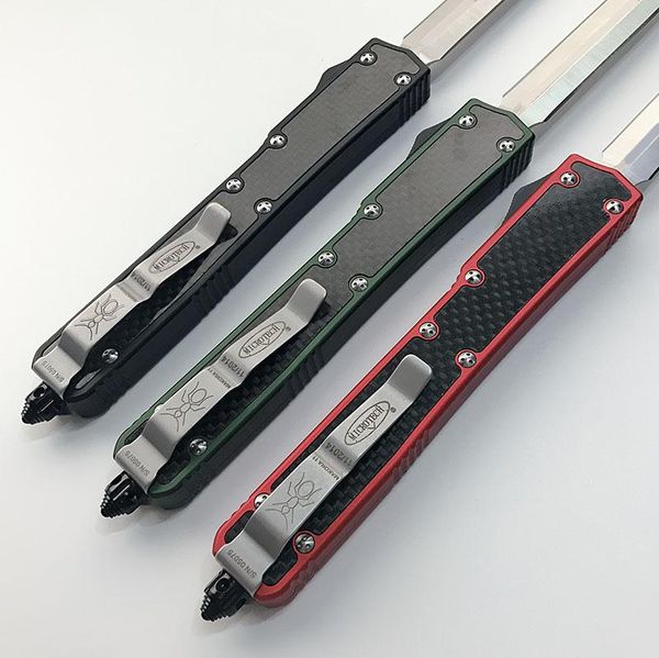 

106 Специальное предложение MT Makora II нож двойного действия Auto (4,45" Satin Plain) 106-4 тактический нож алюминиевый углеродного волокна ручки EDC ножи