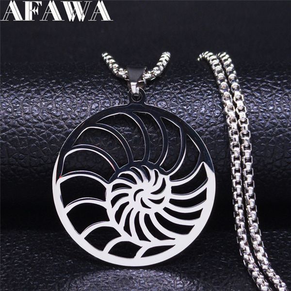 afawa snails stainless steel statement necklace women/men silver color necklaces & pendants jewelry colgante mujer n4117s01
afawa snails stainless steel statement necklace women/men silver color necklaces & pendants jewelry colgante mujer n4117s01