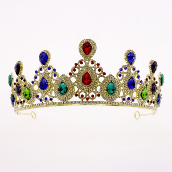 colorful rhinestone crown hairband vintage crystal bridal tiara wedding accessory women party pageant flower jewelry, Silver
colorful rhinestone crown hairband vintage crystal bridal tiara wedding accessory women party pageant flower jewelry, Silver