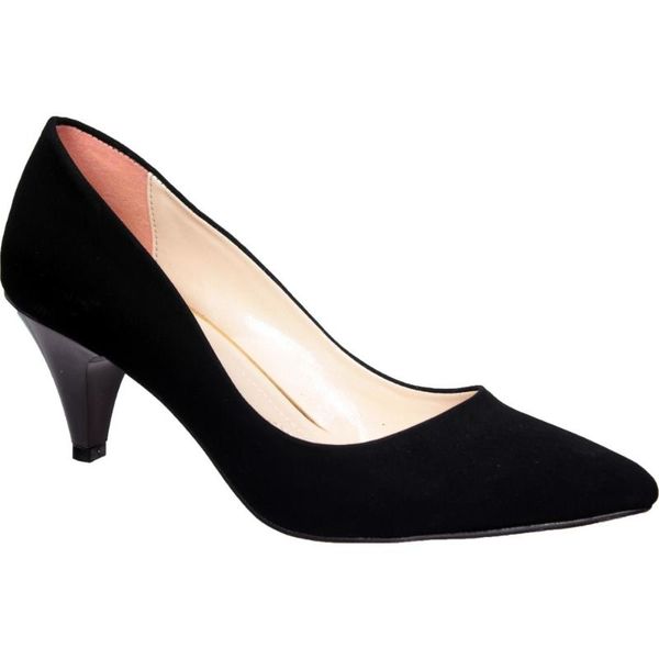 gazelle black suede high-heeled shoes gazelle
