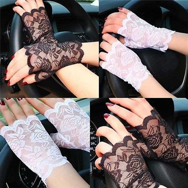 женщины лето lace солнцезащитный перчатки без пальцев вождения anti-uv партии перчатки, Blue;gray
женщины лето lace солнцезащитный перчатки без пальцев вождения anti-uv партии перчатки, Blue;gray