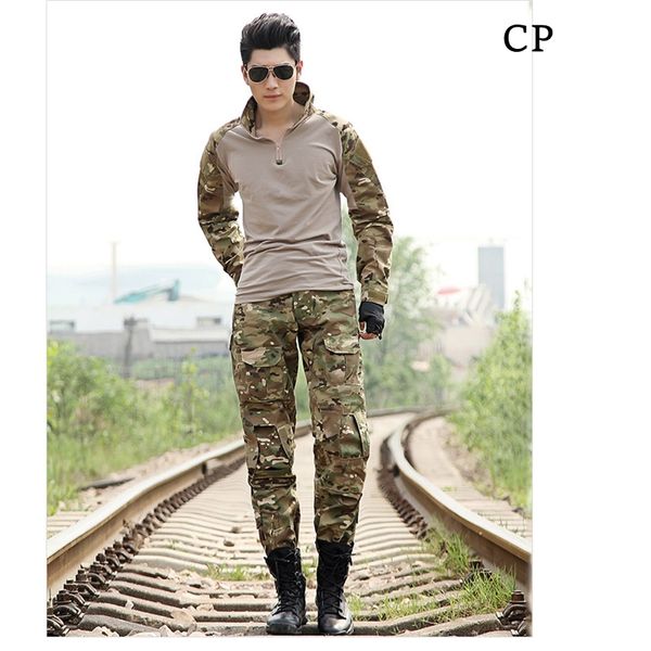 tactical combat uniform men army hunting outdoor paintball suit sets multicam clothes camouflage t shirt + cargo pants, Black;green
tactical combat uniform men army hunting outdoor paintball suit sets multicam clothes camouflage t shirt + cargo pants, Black;green