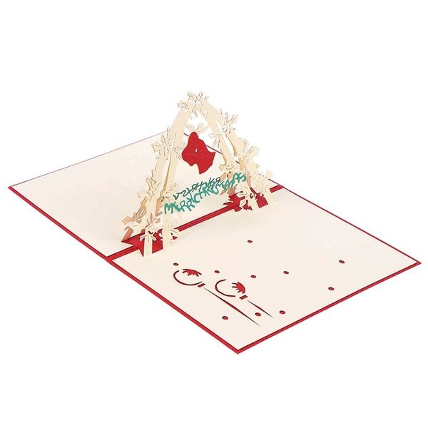 3d pop up greeting cards with envelope bell laser cut post card for birthday christmas valentine day party decoration
3d pop up greeting cards with envelope bell laser cut post card for birthday christmas valentine day party decoration