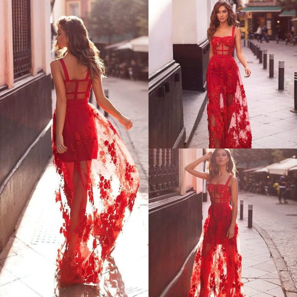 gorgeous red evening wear sleeveless illusion lace evening gowns floor length beach evening dress custom made, Black;red
gorgeous red evening wear sleeveless illusion lace evening gowns floor length beach evening dress custom made, Black;red