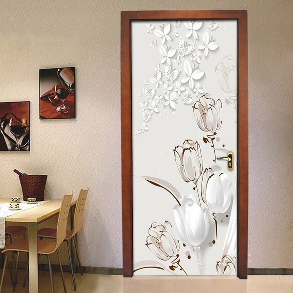 pvc self-adhesive waterproof door sticker white flowers butterfly wall mural wallpaper 3d living room bedroom home decor sticker
pvc self-adhesive waterproof door sticker white flowers butterfly wall mural wallpaper 3d living room bedroom home decor sticker