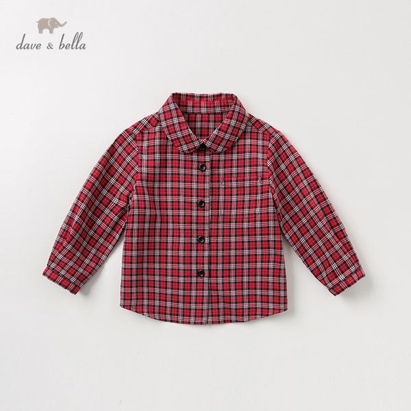 db11764 dave bella baby boys autumn infant plaid shirt toddler 100% cotton children tees long sleeve clothes, Blue
db11764 dave bella baby boys autumn infant plaid shirt toddler 100% cotton children tees long sleeve clothes, Blue