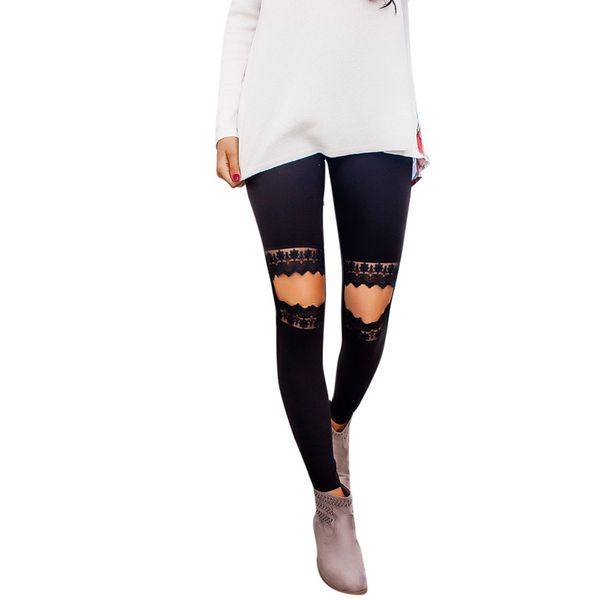 women's leggings pants summer casual fashion leggings lace high waist fitness hole stretch pants trousers road knee leggings@py, Black
women's leggings pants summer casual fashion leggings lace high waist fitness hole stretch pants trousers road knee leggings@py, Black
