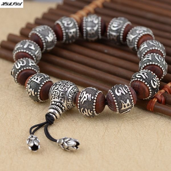 solid 925 silver buddhist six-word mantra with sandalwood inlaid bracelet s/l, Golden;silver
solid 925 silver buddhist six-word mantra with sandalwood inlaid bracelet s/l, Golden;silver