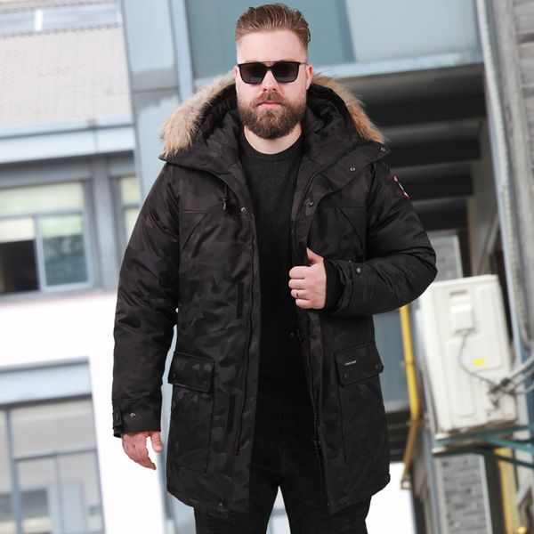 40 degree cold resistant russia winter jacket men genuine fur collar thick warm white duck down men's winter coat, Tan;black
40 degree cold resistant russia winter jacket men genuine fur collar thick warm white duck down men's winter coat, Tan;black