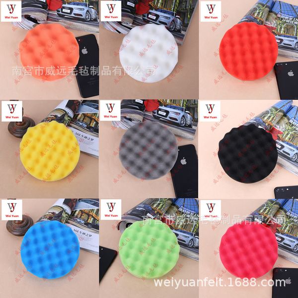7-inch wave sponge polishing disk 180 self-adhesive car beauty closure glaze wax sponge polishing wheel
7-inch wave sponge polishing disk 180 self-adhesive car beauty closure glaze wax sponge polishing wheel