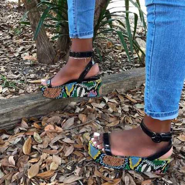 2020 fashion platform shoes woman sandals open toe sandals colorful ladies summer shoes ankle buckle woman size plus, Black
2020 fashion platform shoes woman sandals open toe sandals colorful ladies summer shoes ankle buckle woman size plus, Black