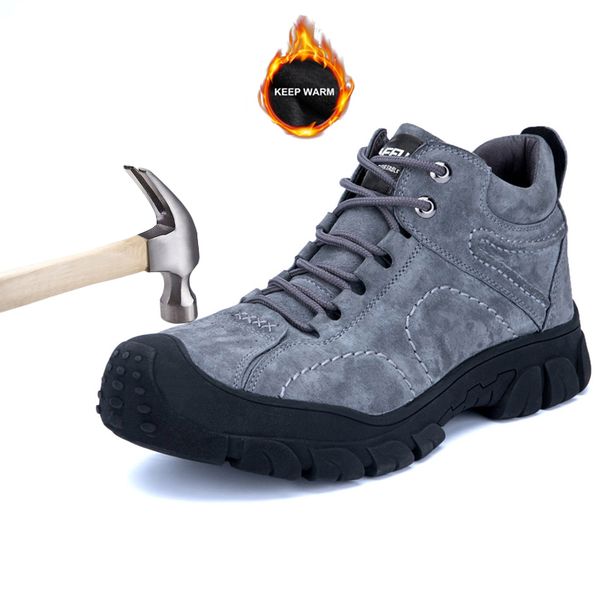 outdoorwinter мужская стальная головка анти-разбивая анти-пирсинг прокол плюс бархат теплый и водонепроницаемый безопасности работы обувь кр, Black
outdoorwinter мужская стальная головка анти-разбивая анти-пирсинг прокол плюс бархат теплый и водонепроницаемый безопасности работы обувь кр, Black