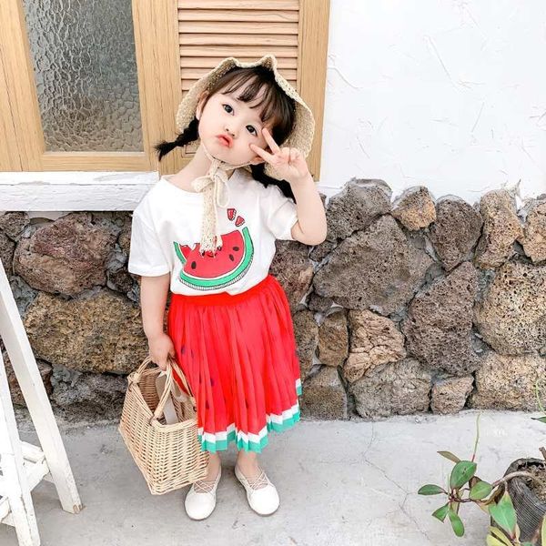 pku2v ha dad's super beautiful watermelon suit girl's cute watermelon t-shirt + elegant no return no change chiffon skirt t-shirt
pku2v ha dad's super beautiful watermelon suit girl's cute watermelon t-shirt + elegant no return no change chiffon skirt t-shirt