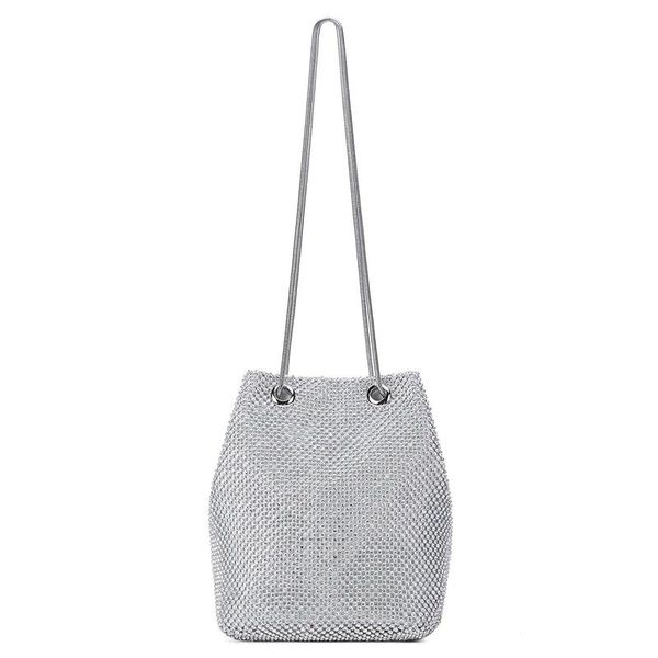 women polyester + rhinestone + metal evening bags bucket bag clutch bags (silver
women polyester + rhinestone + metal evening bags bucket bag clutch bags (silver