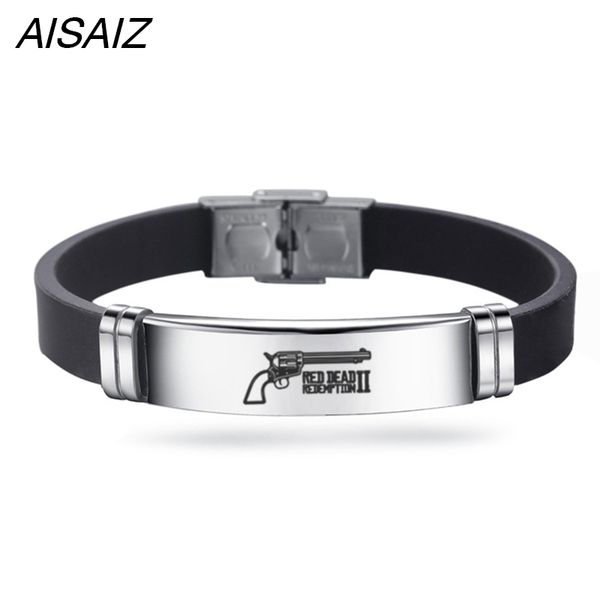 new game red dead redemption bracelet stainless steel adjustable id bracelets gift for man boy fashion bracelet christmas gift, Black
new game red dead redemption bracelet stainless steel adjustable id bracelets gift for man boy fashion bracelet christmas gift, Black