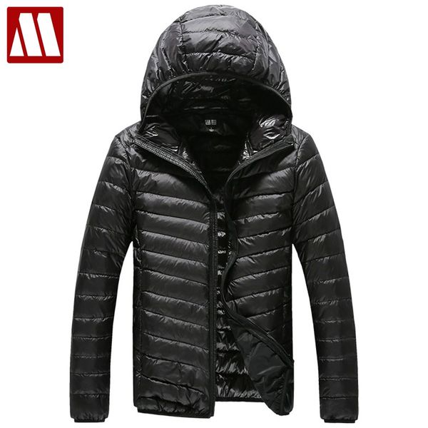 2019 winter fashion solid duck down jacket men's packable streetwear male ultra light feather coats hooded warm mens clothing, Black
2019 winter fashion solid duck down jacket men's packable streetwear male ultra light feather coats hooded warm mens clothing, Black