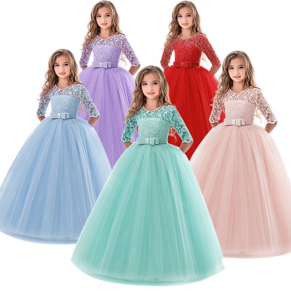 new lace princess dress vintage embroidery long prom gown flower girl kids dresses children girls clothing teen clothes 6 10 14y, Red;yellow
new lace princess dress vintage embroidery long prom gown flower girl kids dresses children girls clothing teen clothes 6 10 14y, Red;yellow