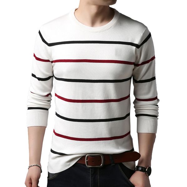 tfetters men brand sweater sweaters pullover men casual striped o-neck sweater men clothing 2019 autumn winter knitwear, White;black
tfetters men brand sweater sweaters pullover men casual striped o-neck sweater men clothing 2019 autumn winter knitwear, White;black