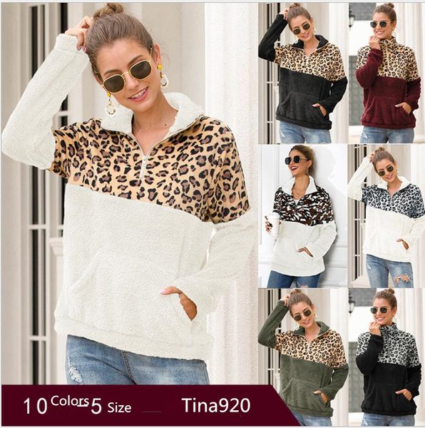 women lamb wool hoodies winter autumn stand collar long sleeve leopard print female pullover hoodies coat warm and comfortable, Black
women lamb wool hoodies winter autumn stand collar long sleeve leopard print female pullover hoodies coat warm and comfortable, Black