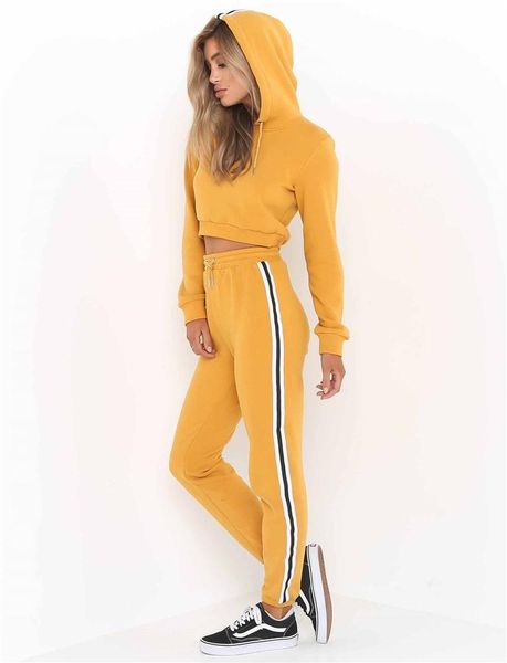 hip hop tracksuit women two piece set hoodies sweatshirt and pant female casual fitness sportswear set fall 2 piece set crop convention, Gray
hip hop tracksuit women two piece set hoodies sweatshirt and pant female casual fitness sportswear set fall 2 piece set crop convention, Gray