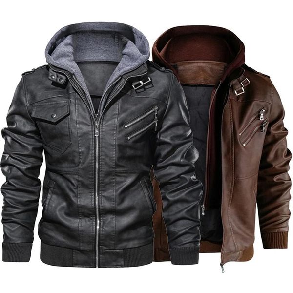 men jackets solid hooded long sleeve black brown jacket with pockets zipper casual warm autumn winter men outwear
men jackets solid hooded long sleeve black brown jacket with pockets zipper casual warm autumn winter men outwear