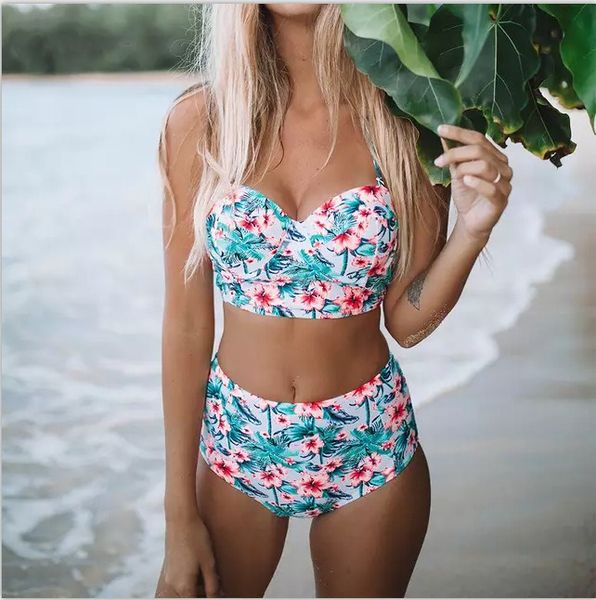floral print high waist swimsuit 2020 bikini push up swimwear women vintage biquini bathing suit maillot de bain femme xxl
floral print high waist swimsuit 2020 bikini push up swimwear women vintage biquini bathing suit maillot de bain femme xxl