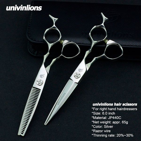 univinlions 6" professional hairdressing scissors kit japan steel 440c hair cutting thinning scissors hair salon tools barbers hair she
univinlions 6" professional hairdressing scissors kit japan steel 440c hair cutting thinning scissors hair salon tools barbers hair she