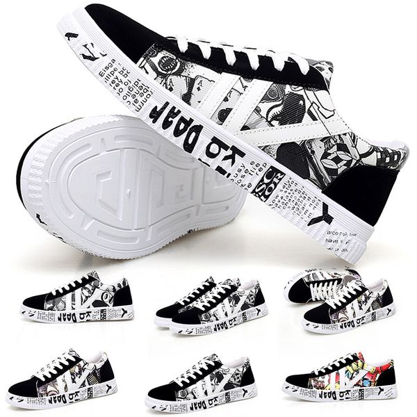 slipper men women skateboard shoes colorful poker card black red white comfortable breathable designer trainers canvas shoes 36-44, White;red
slipper men women skateboard shoes colorful poker card black red white comfortable breathable designer trainers canvas shoes 36-44, White;red