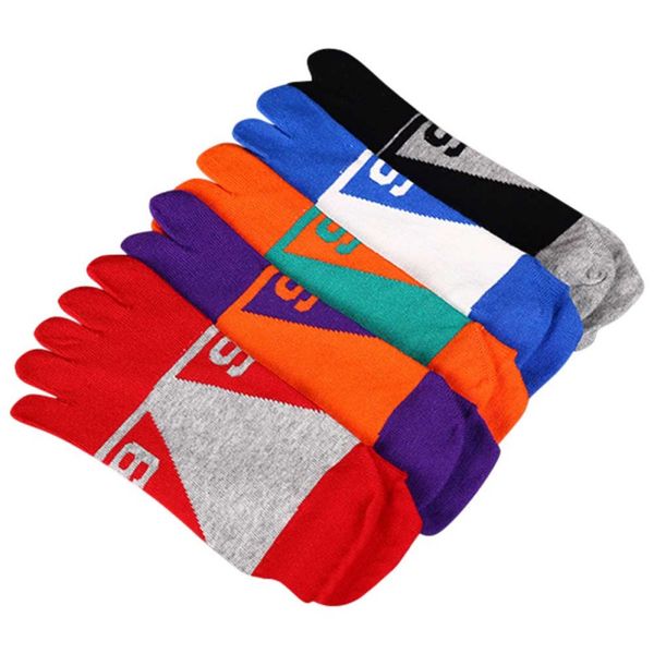 5 pairs 5 colors mens breathable socks cotton five finger socks teen calcetines, Black
5 pairs 5 colors mens breathable socks cotton five finger socks teen calcetines, Black