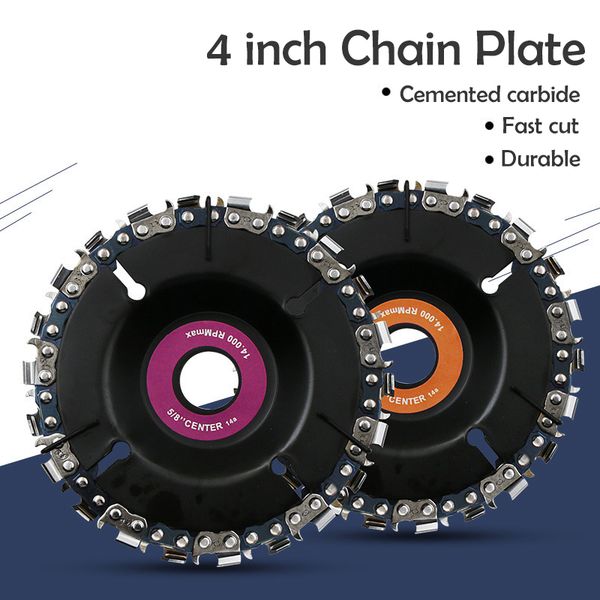 4 inch grinder disc and chain 22 tooth fine cut chain set for 100/115 angle grinder woodworking carving grinding and cutting
4 inch grinder disc and chain 22 tooth fine cut chain set for 100/115 angle grinder woodworking carving grinding and cutting