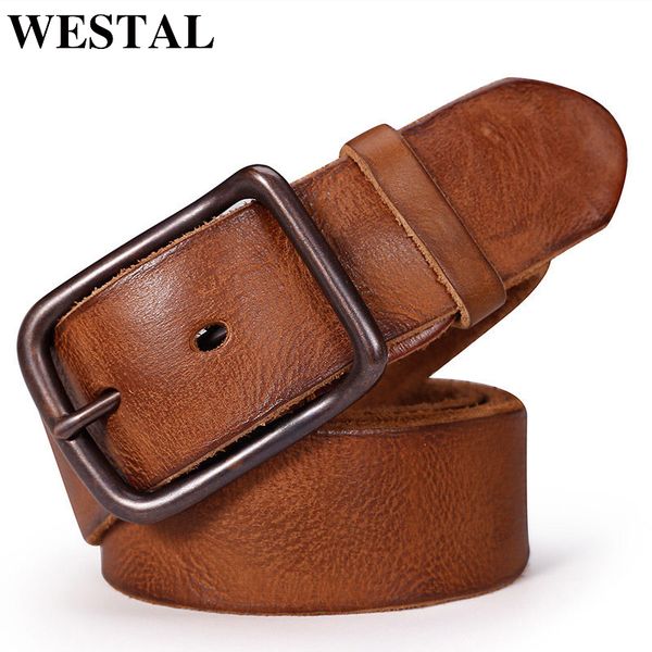 westal male genuine leather belt vintage buckle for trousers men's belts for men quality strap leather belt 6010, Black;brown
westal male genuine leather belt vintage buckle for trousers men's belts for men quality strap leather belt 6010, Black;brown