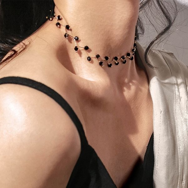 short choker bohemian colorful seed bead flower choker necklace statement short collar clavicle chain necklace for women jewelry, Golden;silver
short choker bohemian colorful seed bead flower choker necklace statement short collar clavicle chain necklace for women jewelry, Golden;silver