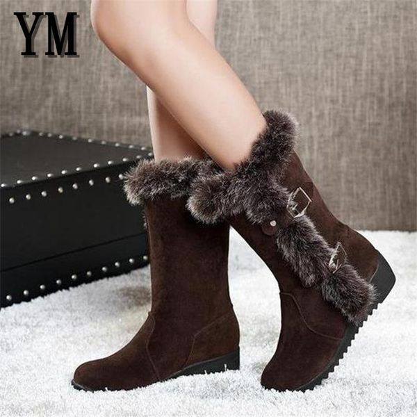 brown new winter women casual warm fur mid-calf boots shoes women slip-on round toe flats snow boots shoes muje plus size 35-42, Black
brown new winter women casual warm fur mid-calf boots shoes women slip-on round toe flats snow boots shoes muje plus size 35-42, Black
