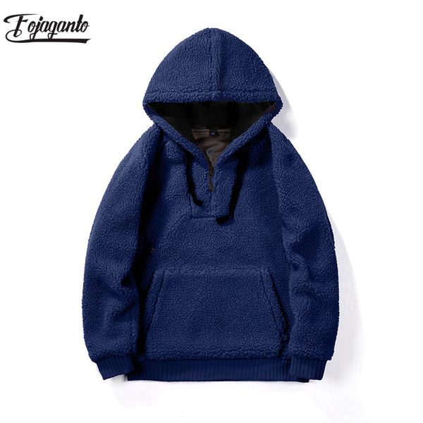 fojaganto men solid color hoodies winter brand men's wild drawstring wool hooded sweatshirts male casual thick section hoodie, Black
fojaganto men solid color hoodies winter brand men's wild drawstring wool hooded sweatshirts male casual thick section hoodie, Black