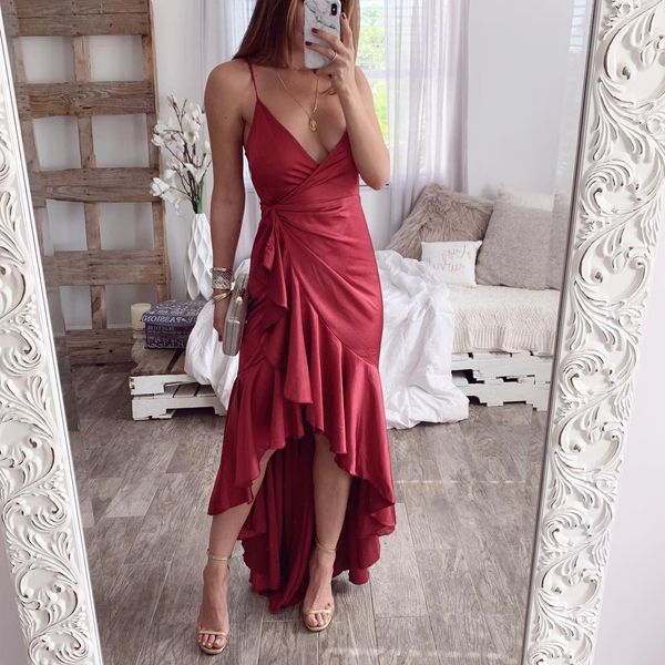 dress for women summer dress womens solid bandage irregularity long maxi ladies v-neck party vestidos robe, Black;gray
dress for women summer dress womens solid bandage irregularity long maxi ladies v-neck party vestidos robe, Black;gray