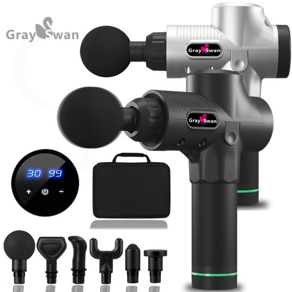 grayswan massage gun lcd touch muscle massager body relaxation slimming relief heads 30 speed fascial gun
grayswan massage gun lcd touch muscle massager body relaxation slimming relief heads 30 speed fascial gun